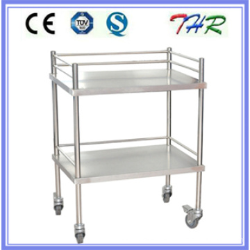 Hospital Stainless Steel Treatment Trolley (THR-MT240)